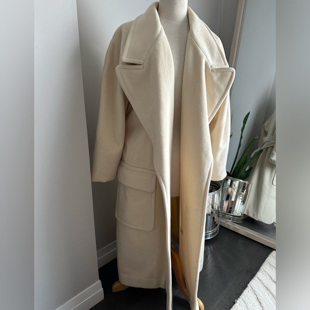 Vintage Wool Cream Coat